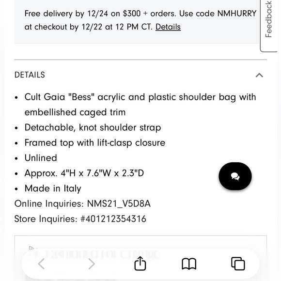 cult gaia Bess Caged Shoulder Bag - Picture 7 of 12